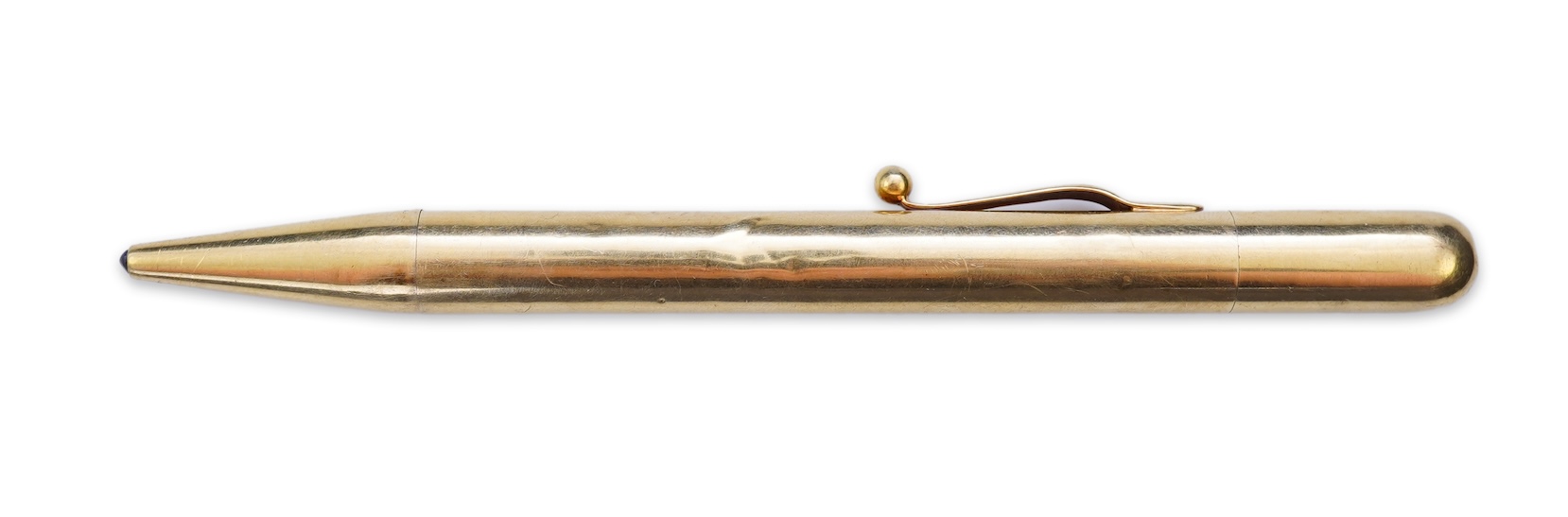 Cartier, a gold-cased propelling pencil/lighter, mid 20th century